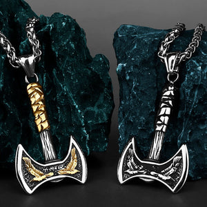 Collier Viking "Amulette de l'Écho d'Odin"-HERITAGE VIKING