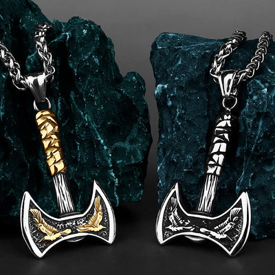 Collier Viking "Amulette de l'Écho d'Odin"-HERITAGE VIKING