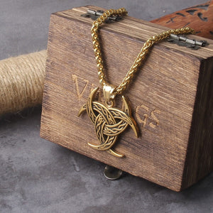 Collier Viking "Collier des Cornes du Ragnarök"-HERITAGE VIKING