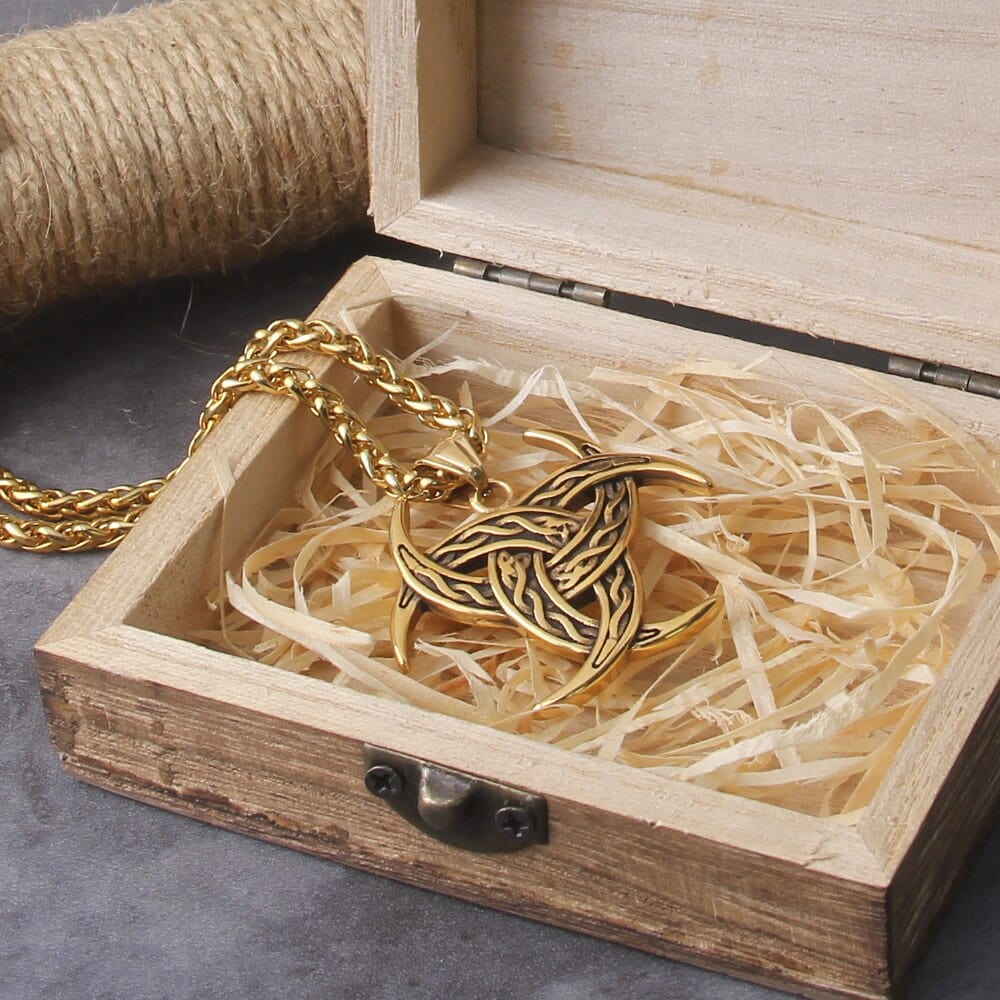 Collier Viking "Collier des Cornes du Ragnarök"-HERITAGE VIKING