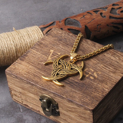 Collier Viking "Collier des Cornes du Ragnarök"-HERITAGE VIKING