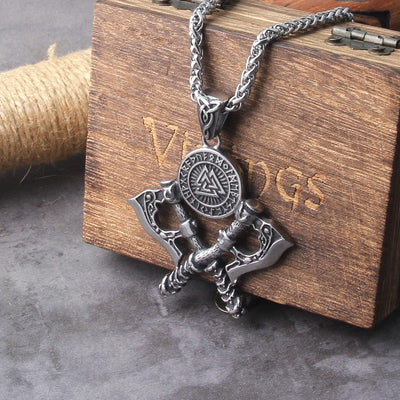 Collier Viking "Collier des Haches Jumelles"-HERITAGE VIKING