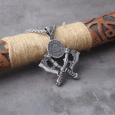 Collier Viking "Collier des Haches Jumelles"-HERITAGE VIKING