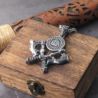 Collier Viking "Collier des Haches Jumelles"-HERITAGE VIKING