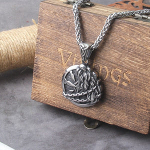 Collier Viking "Collier du Bouclier Fourrure de Fenrir"-HERITAGE VIKING