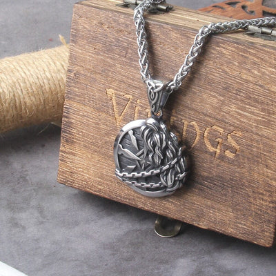 Collier Viking "Collier du Bouclier Fourrure de Fenrir"-HERITAGE VIKING