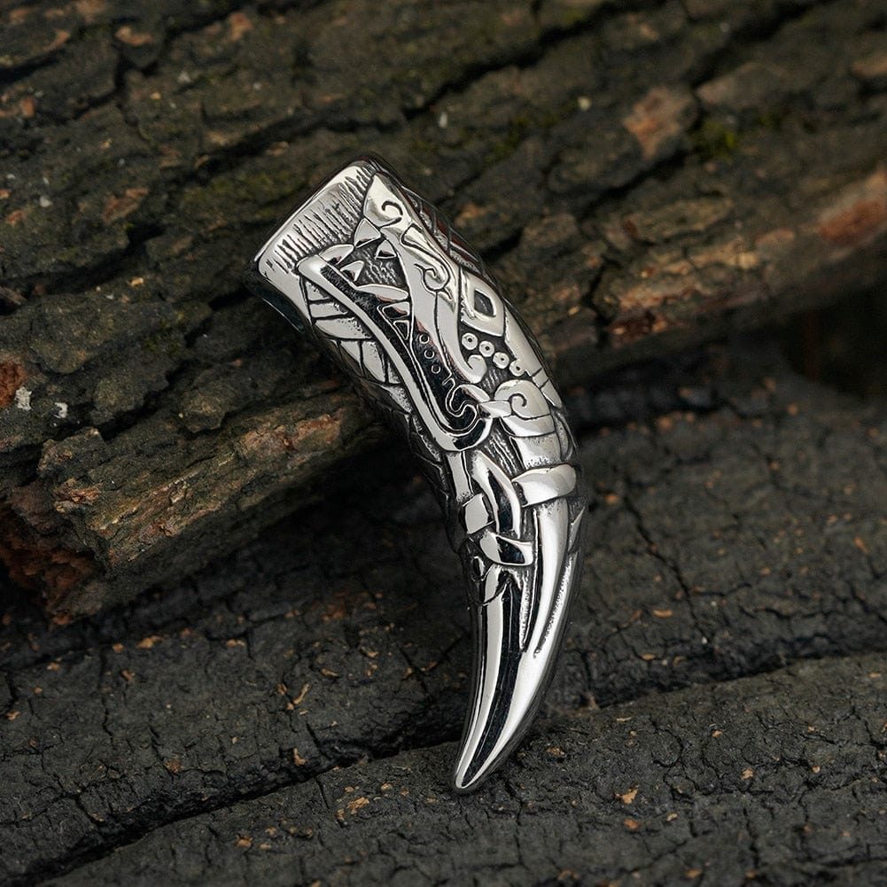 Collier viking dent de Fenrir le loup géant-HERITAGE VIKING