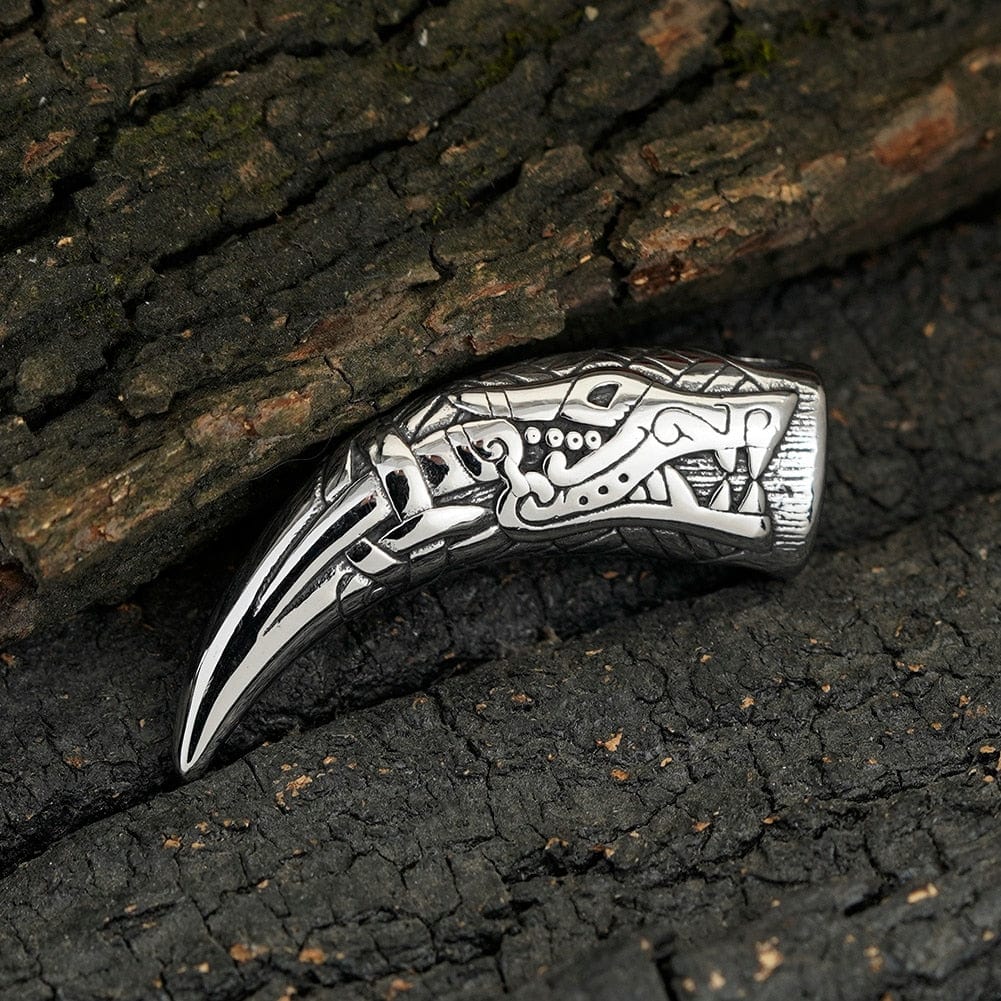 Collier viking dent de Fenrir le loup géant-HERITAGE VIKING