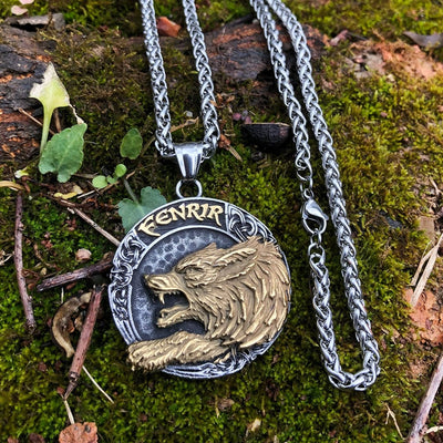 Collier viking du loup Fenrir-HERITAGE VIKING