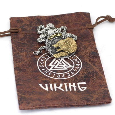 Collier viking du loup Fenrir-HERITAGE VIKING