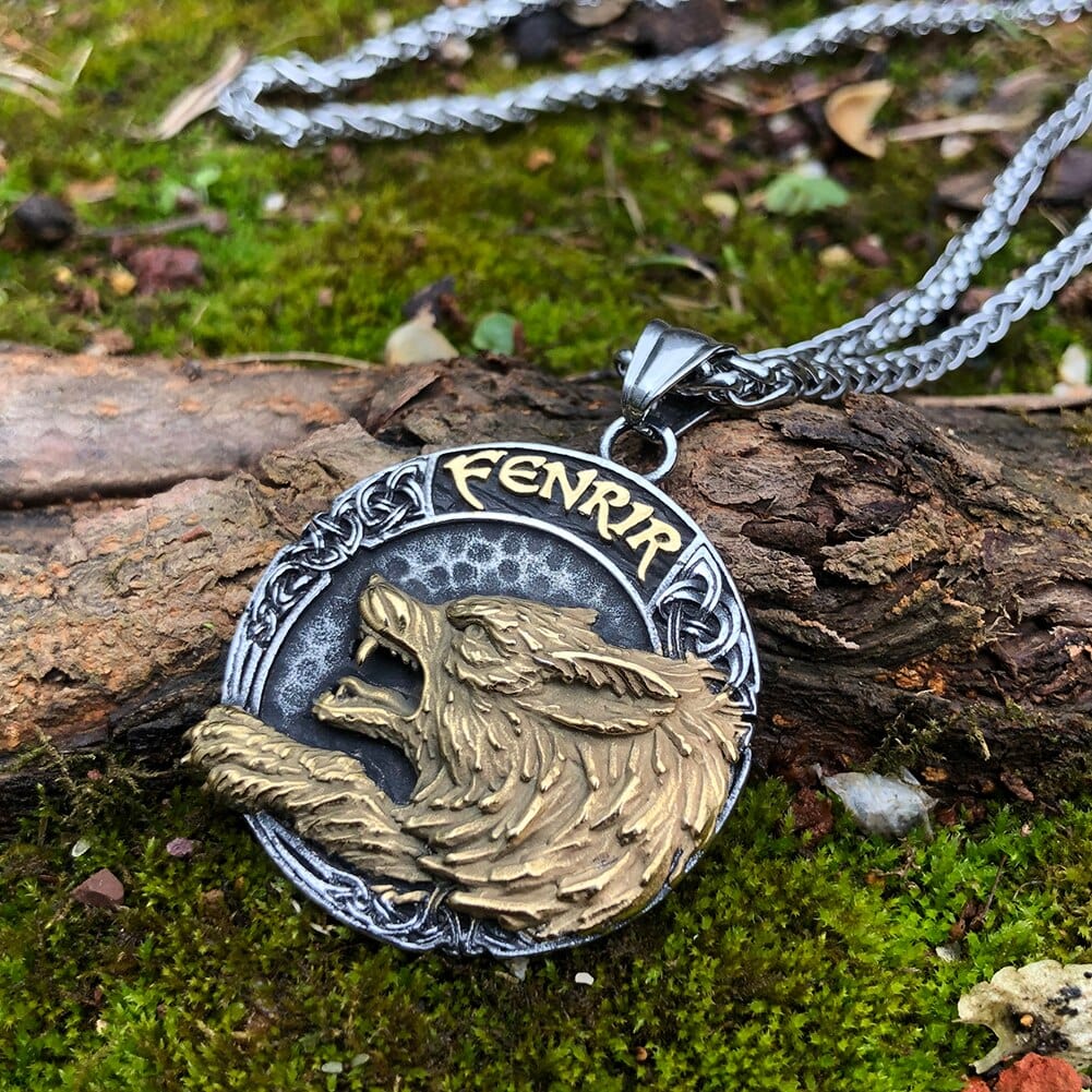 Collier viking du loup Fenrir-HERITAGE VIKING