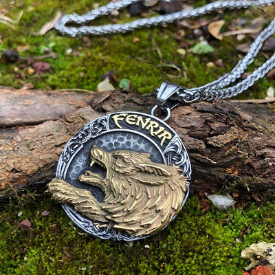 Collier viking du loup Fenrir-HERITAGE VIKING