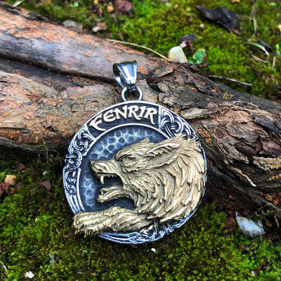 Collier viking du loup Fenrir-HERITAGE VIKING