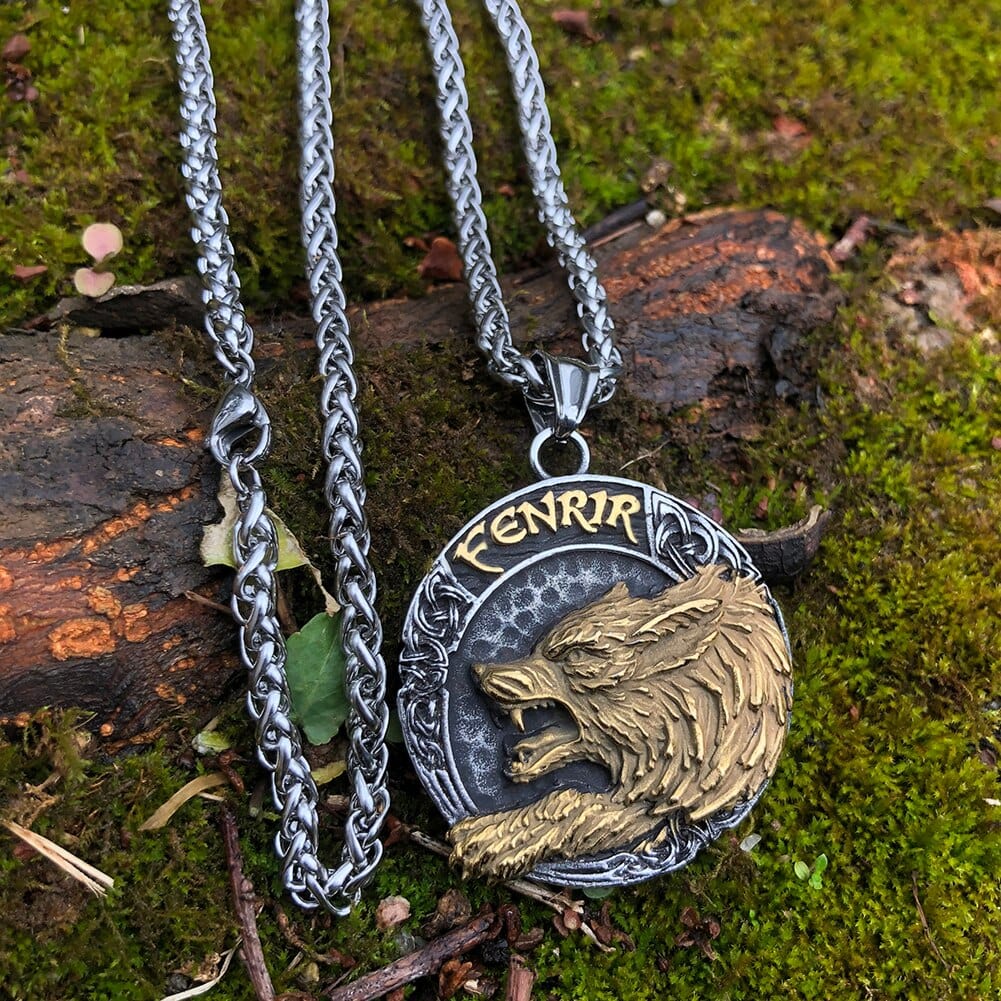 Collier viking du loup Fenrir-HERITAGE VIKING