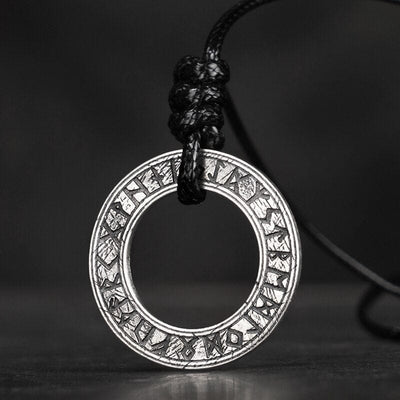Collier Viking en Argent Sterling 925 - Cercle Runique-HERITAGE VIKING