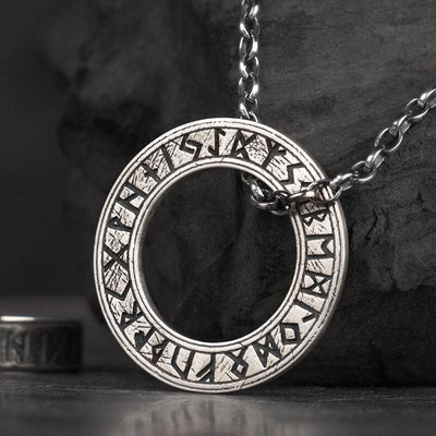 Collier Viking en Argent Sterling 925 - Cercle Runique-HERITAGE VIKING