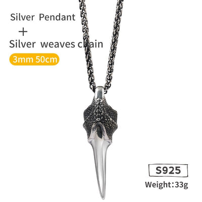 Collier Viking en Argent Sterling 925 - La Griffe du Dragon-HERITAGE VIKING