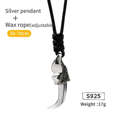 Collier Viking en Argent Sterling 925 - La Griffe du Dragon-HERITAGE VIKING
