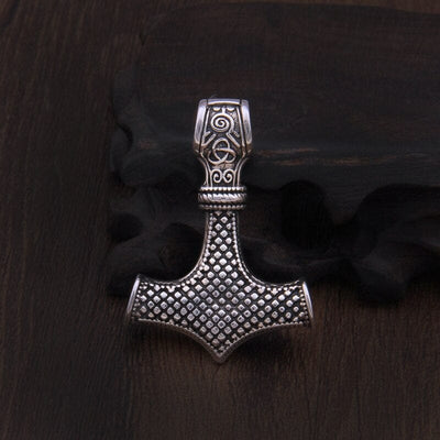Pendentif en Argent Sterling 925 - Mjolnir-HERITAGE VIKING