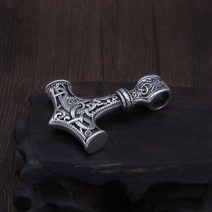 Pendentif en Argent Sterling 925 - Mjolnir-HERITAGE VIKING
