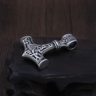Pendentif en Argent Sterling 925 - Mjolnir-HERITAGE VIKING
