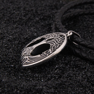 Pendentif en Argent Sterling 925 - Yggdrasil-HERITAGE VIKING