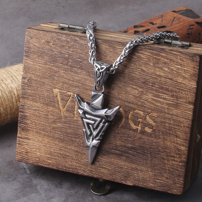 Collier Viking "Lance d'Odin Collier Valknut"-HERITAGE VIKING