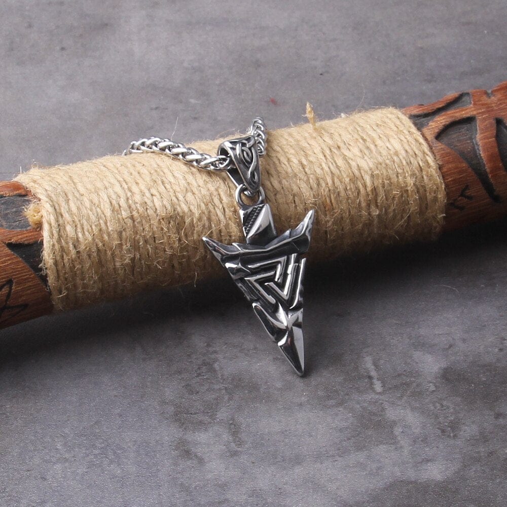 Collier Viking "Lance d'Odin Collier Valknut"-HERITAGE VIKING