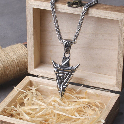 Collier Viking "Lance d'Odin Collier Valknut"-HERITAGE VIKING