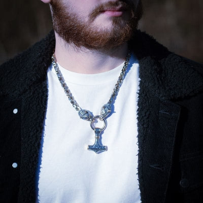 Collier Viking Loup - Sköll et Hati-HERITAGE VIKING