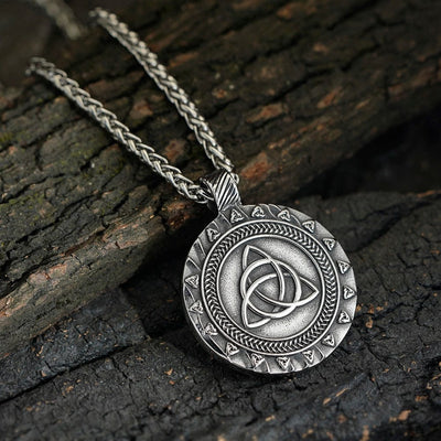 Collier Viking Odin et les corbeaux Huginn et Muninn-HERITAGE VIKING