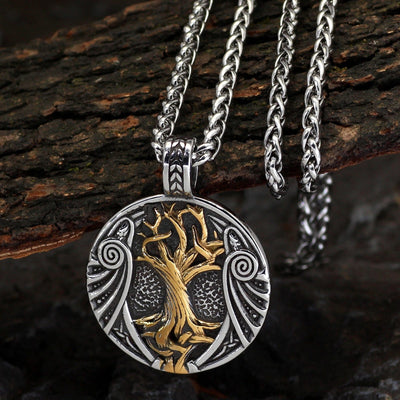 Collier Viking "Pendentif de l'Arbre des Mondes"-HERITAGE VIKING