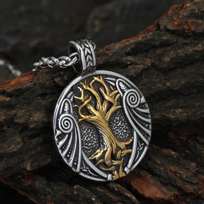 Collier Viking "Pendentif de l'Arbre des Mondes"-HERITAGE VIKING