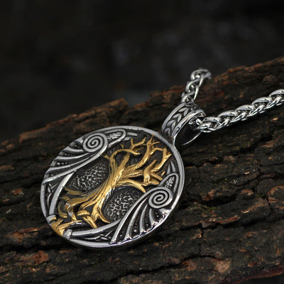 Collier Viking "Pendentif de l'Arbre des Mondes"-HERITAGE VIKING