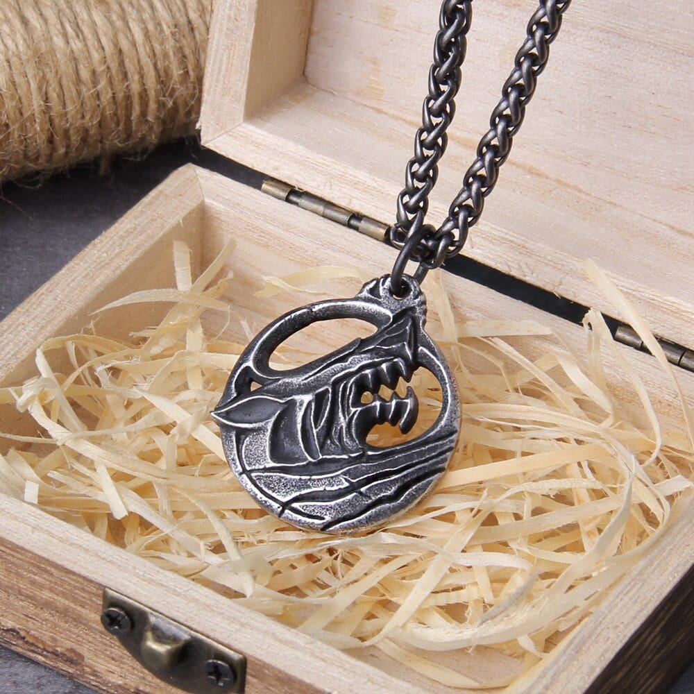 Collier Viking "Pendentif de l'indomptable Fenrir"-HERITAGE VIKING