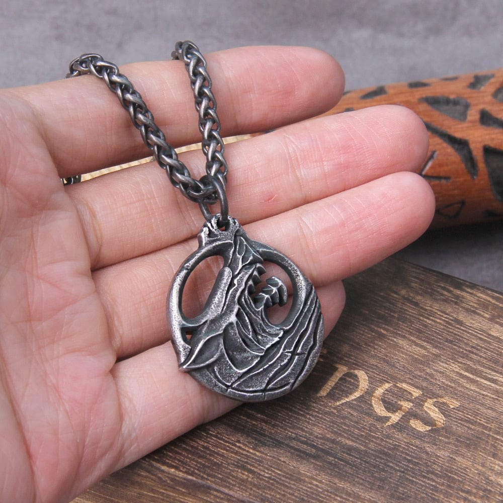 Collier Viking "Pendentif de l'indomptable Fenrir"-HERITAGE VIKING