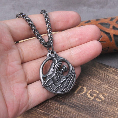 Collier Viking "Pendentif de l'indomptable Fenrir"-HERITAGE VIKING