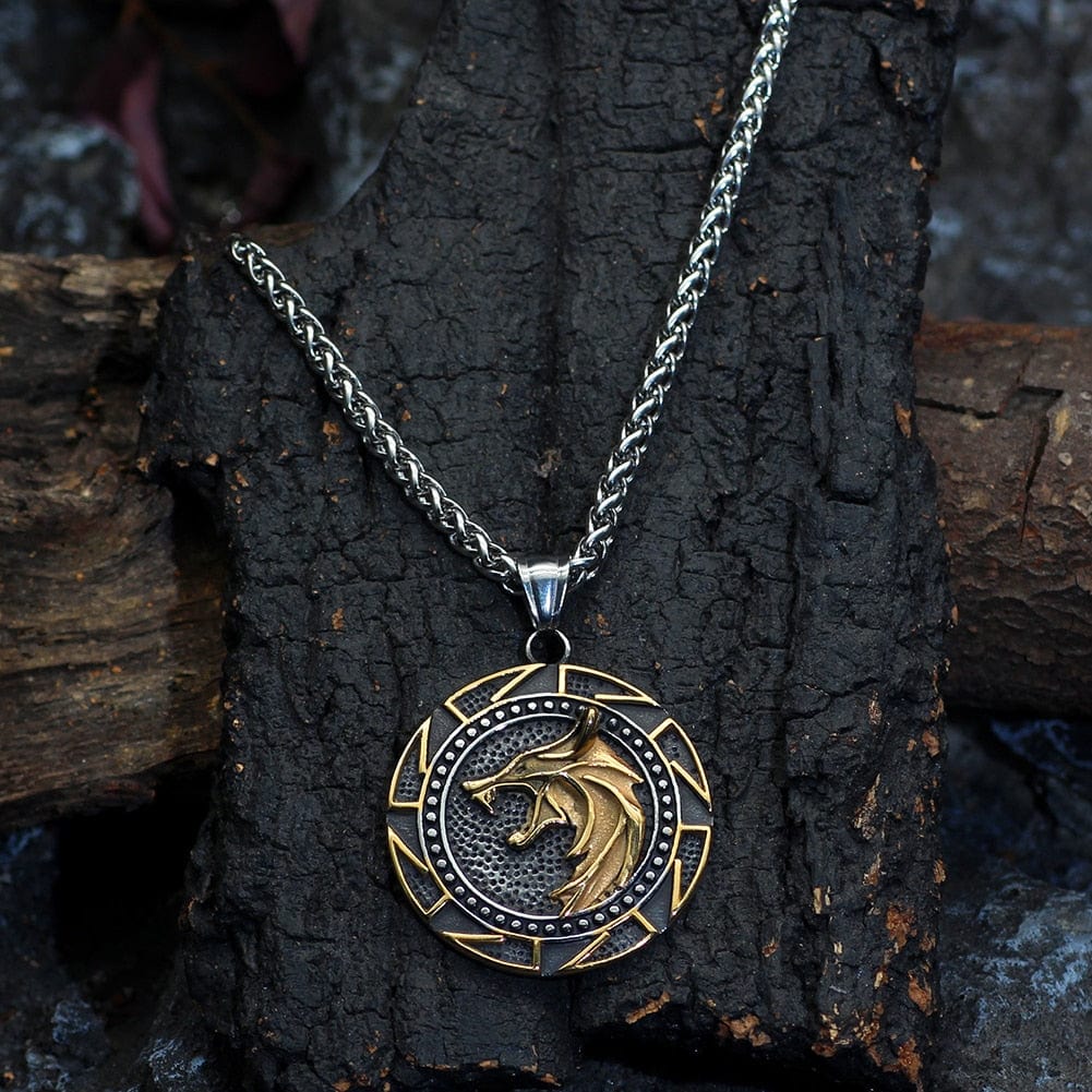 Collier viking puissance des loups nordiques-HERITAGE VIKING