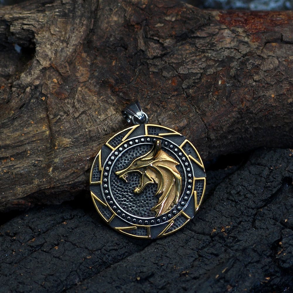 Collier viking puissance des loups nordiques-HERITAGE VIKING