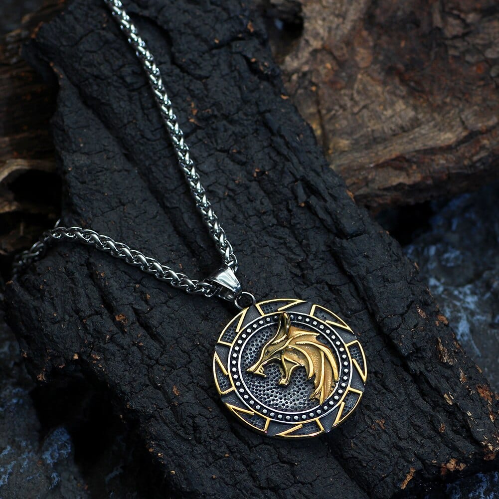 Collier viking puissance des loups nordiques-HERITAGE VIKING