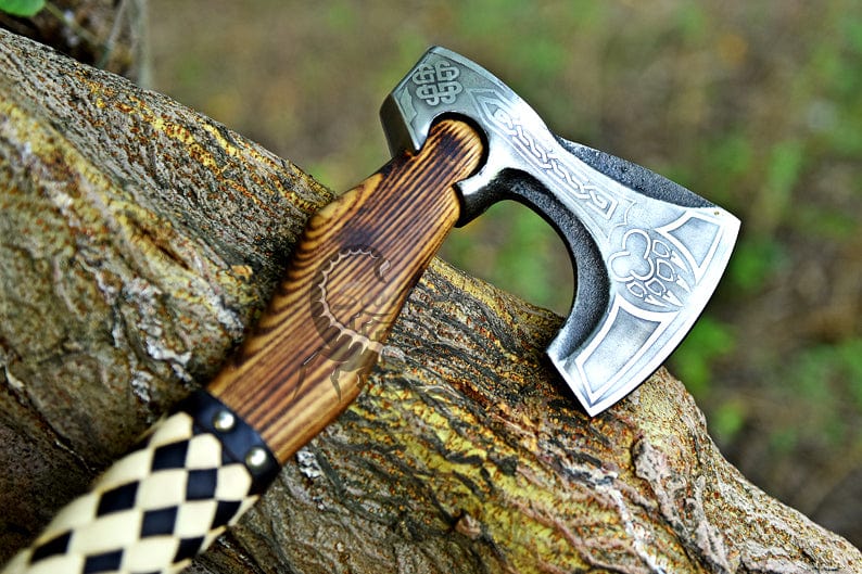 Hache Guerrière Viking - "Brume de l'Aube"-HERITAGE VIKING