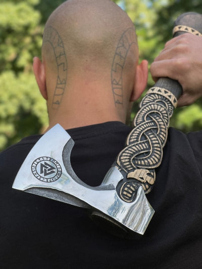 Hache Guerrière Viking - "Hache d'Égide"-HERITAGE VIKING