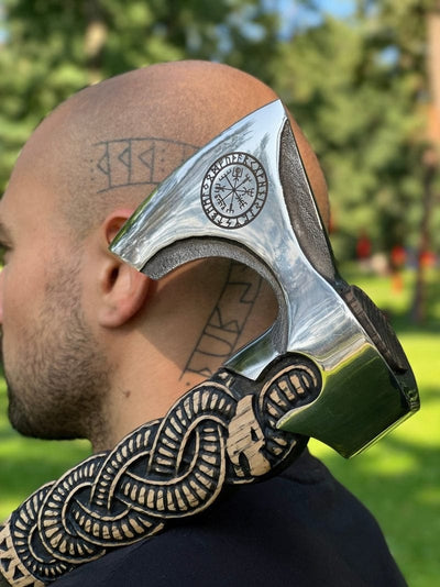 Hache Guerrière Viking - "Hache d'Égide"-HERITAGE VIKING