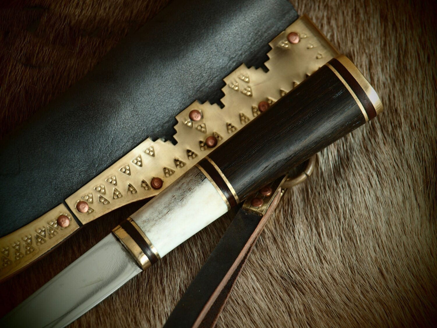 Couteau Viking - Forge du Nord-HERITAGE VIKING