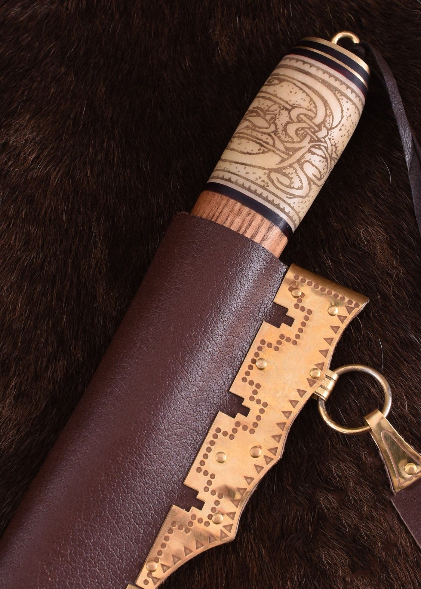 Couteau Viking - Lame Runique-HERITAGE VIKING