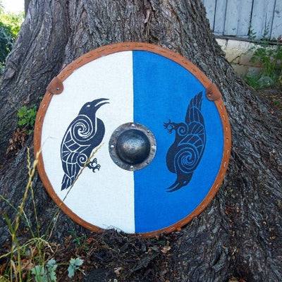 Bouclier Viking Hugin et Munin-HERITAGE VIKING