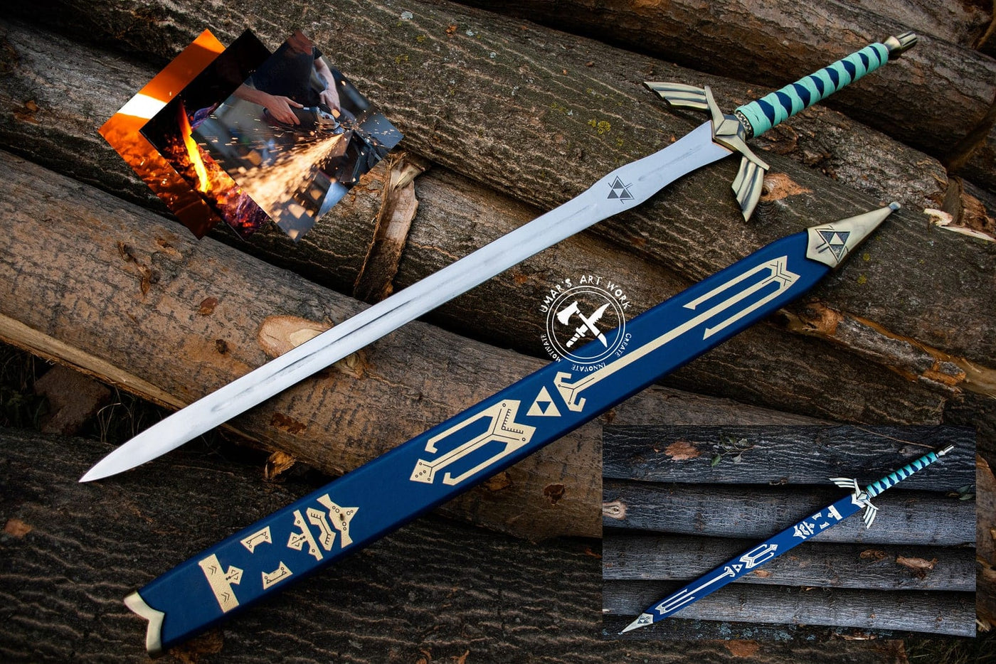Épée Viking - "Lame du Destin Tissé"-HERITAGE VIKING