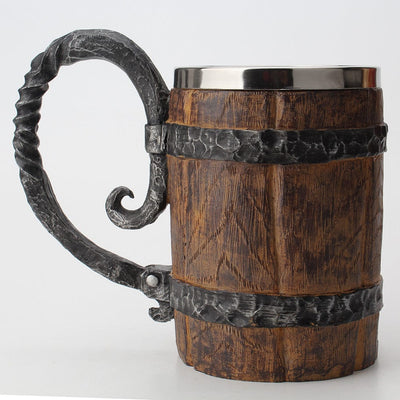 Grande chope en bois viking-HERITAGE VIKING
