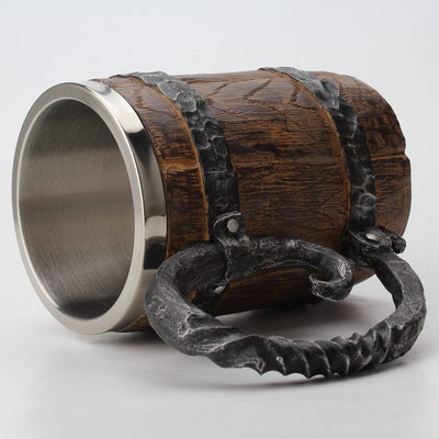 Grande chope en bois viking-HERITAGE VIKING