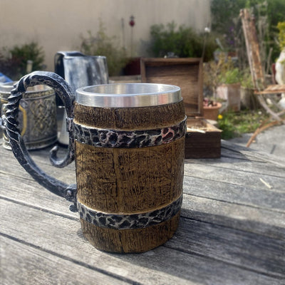 Grande chope en bois viking-HERITAGE VIKING